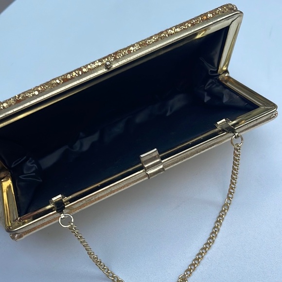 Vintage Gold Clutch Handbag - Picture 12 of 13